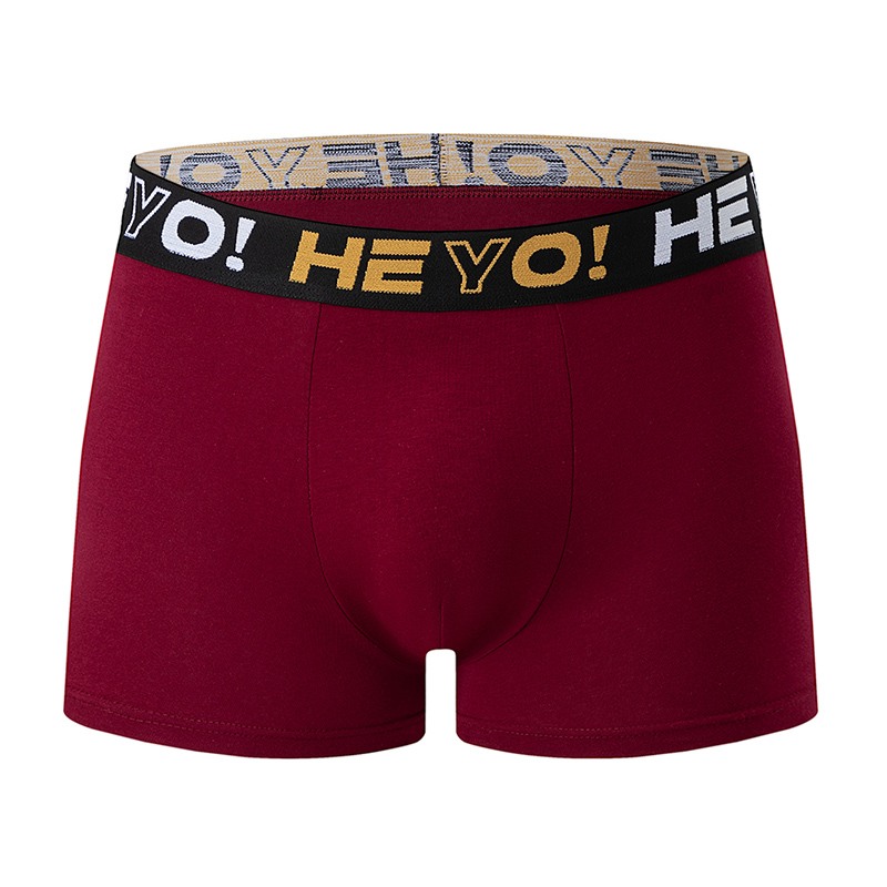 4-Piece Set of Men's Solid Col - Boxer Brief Pack Cotton 评论和价格
